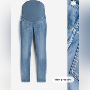 H&M maternity super skinny jeans